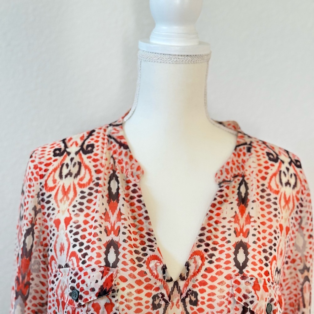 Women's Multicolor Patterned Top - Picture 2 of 10